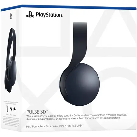 Casti Wireless cu Microfon Pulse 3D pentru PlayStation 5, Black