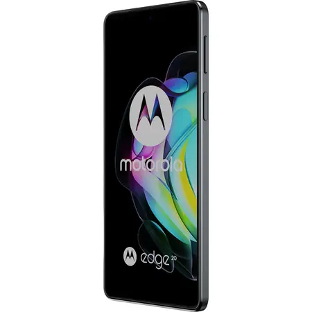 Telefon mobil Motorola Edge 20, Dual SIM, 128GB, 8GB RAM, 5G, Frosted Grey