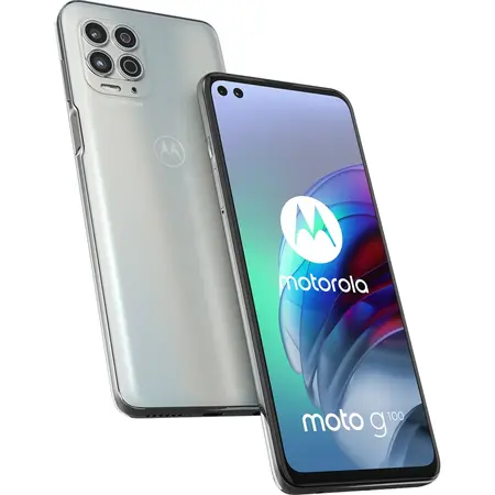 Telefon mobil Motorola G100, Dual SIM, 128GB, 8GB RAM, 5G, Salte Grey