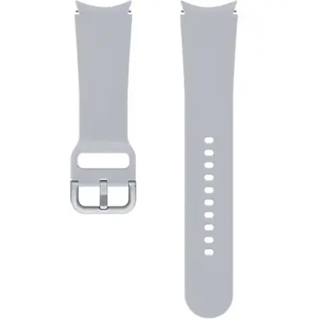 Curea smartwatch Samsung Sport Band pentru Galaxy Watch4 20mm M/L, Silver