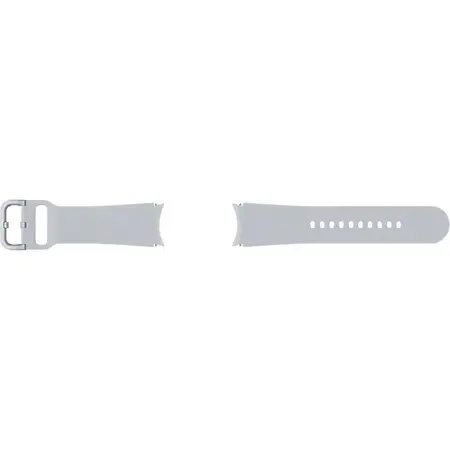 Curea smartwatch Samsung Sport Band pentru Galaxy Watch4 20mm S/M, Silver