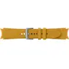 Curea smartwatch Samsung Hybrid Leather Band pentru Galaxy Watch4 20mm S/M, Mustard