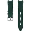 Curea smartwatch Samsung Hybrid Leather Band pentru Galaxy Watch4 20mm M/L, Green