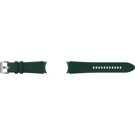 Curea smartwatch Samsung Hybrid Leather Band pentru Galaxy Watch4 20mm M/L, Green