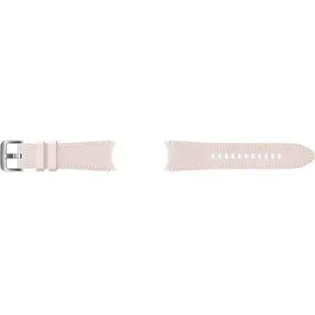 Curea smartwatch Samsung Hybrid Leather pentru Galaxy Watch4 20mm S/M, Pink