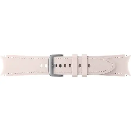 Curea smartwatch Samsung Hybrid Leather pentru Galaxy Watch4 20mm S/M, Pink
