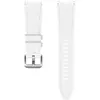 Curea smartwatch Samsung Hybrid Leather Band pentru Galaxy Watch4 Classic, 20mm M/L, White