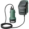 Pompa submersibila apa curata pe acumulator Bosch 06008C4200, 18 V, 2000 l/h debit maxim, 2.5 Ah,functie temporizare,refulare maxim 25 m