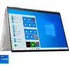 Laptop 2 in 1 HP Spectre x360 cu procesor Intel® Core™ i7-1165G7, 13.5", 2k, 16GB, 512GB SSD, Intel® Iris® Xᵉ Graphics, Windows 10 Home, Silver