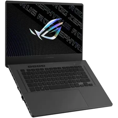 Laptop Gaming ASUS ROG Zephyrus G15 cu procesor AMD Ryzen™ 9 5900HS pana la 4.60 GHz, 15.6", WQHD, 165Hz, 32GB, 1TB SSD, NVIDIA® GeForce RTX™ 3080 8GB, Windows 10 Home, Eclipse Gray