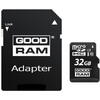 Card de memorie microSDHC Goodram 32GB,UHS I,cls 10 + adaptor