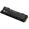 Western Digital SSD M2 Black SN850 Heatsink 2TB, PCI Express 4.0 x4, M.2 2280