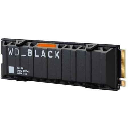 SSD M2 Black SN850 Heatsink 2TB, PCI Express 4.0 x4, M.2 2280