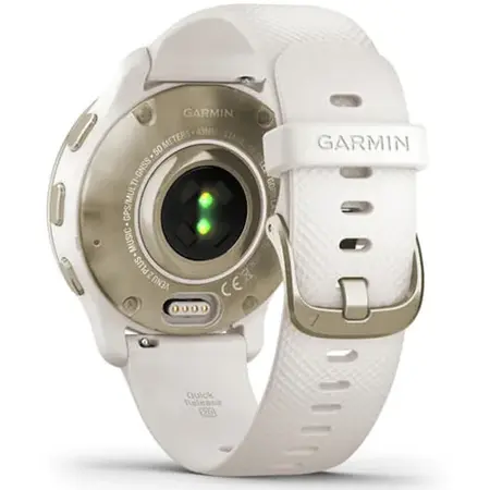 Ceas Smartwatch Garmin Venu 2 Plus, Ivory/Cream