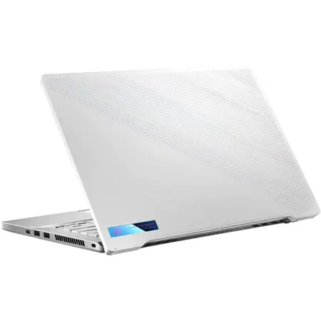 Laptop Gaming ASUS ROG Zephyrus G14 GA401QC cu procesor AMD Ryzen™ 7 5800HS, 14", Full HD, 144Hz,  16GB, 512GB SSD, NVIDIA® GeForce RTX™ 3050 4GB, No OS, Moonlight White