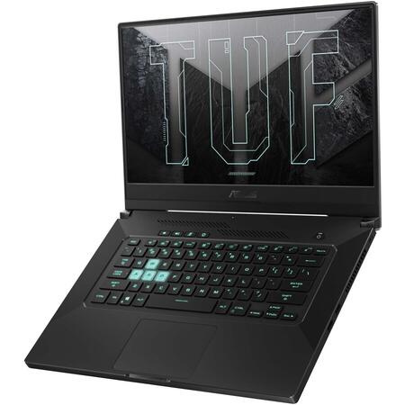 Laptop Gaming ASUS TUF Dash F15 FX516PE cu procesor Intel® Core™ i5-11300H, 15.6", Full HD, 144Hz, 16GB, 512GB SSD, NVIDIA® GeForce RTX™ 3050 Ti 4GB, No OS, Eclipse Gray