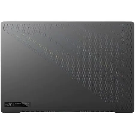 Laptop Gaming ASUS ROG Zephyrus G14 GA401QM cu procesor AMD Ryzen™ 7 5800HS, 14", WQHD, 120Hz, 16GB, 512GB SSD, NVIDIA® GeForce RTX™ 3060 6GB, No OS, Eclipse Gray