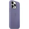 Husa de protectie Apple Leather Case with MagSafe pentru iPhone 13 Pro, Wisteria
