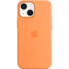 Husa de protectie Apple Silicone Case with MagSafe pentru iPhone 13 mini, Marigold