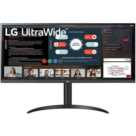 Monitor LED IPS LG 34'' Full HD, 60Hz, 5ms, sRGB 95% (Typ.), HDR10, AMD FreeSync™, HDMI, negru