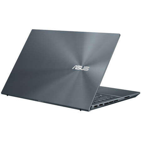 Laptop ASUS ZenBook Pro 15 OLED UM5500QE cu procesor AMD Ryzen™ 7 5800H, 15.6", Full HD, 16GB, 512GB SSD, NVIDIA® GeForce® RTX™ 3050 Ti, Windows 11 Pro, Pine Grey
