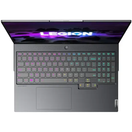 Laptop Gaming Lenovo Legion 7 16ACHg6 cu procesor AMD Ryzen 7 5800H, 16", WQXGA, 165Hz, 16GB, 1TB SSD, NVIDIA GeForce RTX 3070 8GB, Free DOS, Storm Grey