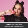 Mouse wireless Logitech Pop Heartbreaker, Ambidextru, Rosu