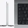 Laptop Apple MacBook Pro 14 (2021) cu procesor Apple M1 Pro, 8 nuclee CPU and 14 nuclee GPU, 16GB, 512GB SSD, Space Grey, Int KB