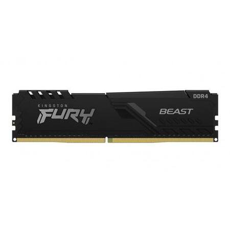 Kit Memorie FURY Beast Black 16GB (2 x 8GB) DDR4, 3600 MHz CL17