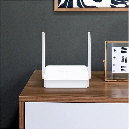 Router Wireless MW302R, 300 Mbps, 2 Antene externe (Alb)