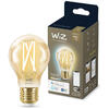 Philips Bec LED inteligent vintage WiZ Filament Whites, Wireless, ST64, E27, 6.7W (60W)