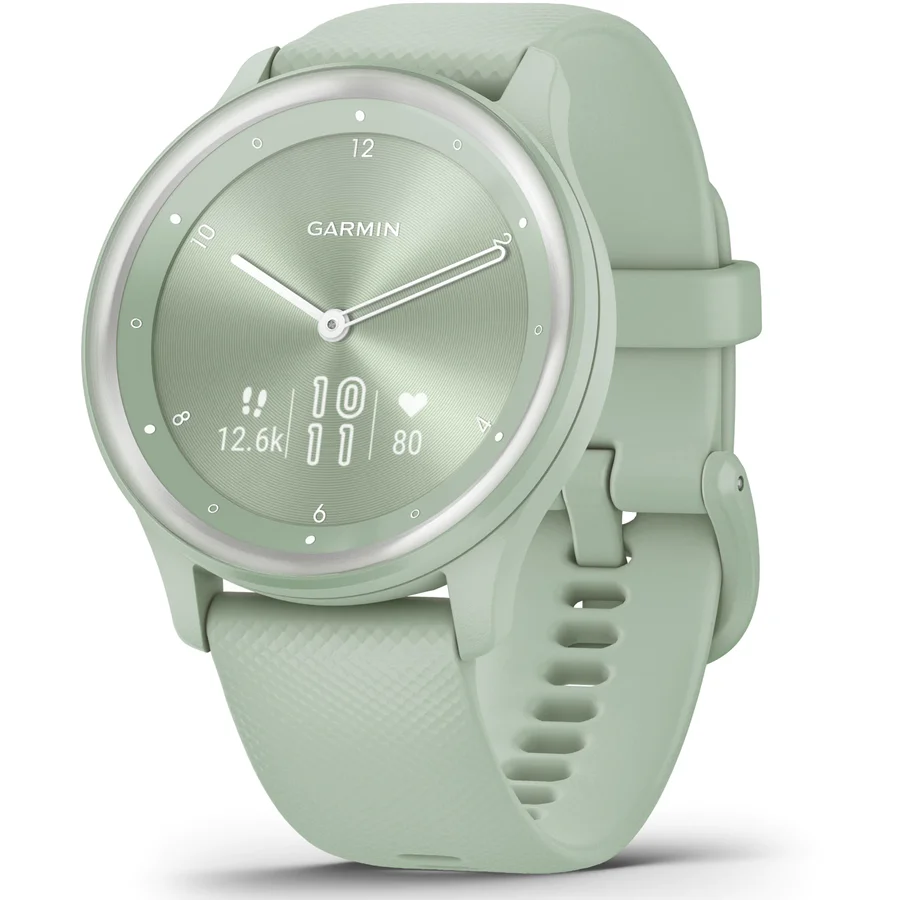 Ceas Smartwatch Garmin vívomove Sport, Cool Mint