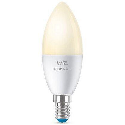 Bec LED inteligent WiZ Dimmable, Wi-Fi, C37, E14, 4.9W (40W)