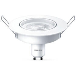Philips Bec LED spot, GU10, 4.7W (50W), 345 lm, lumina alba calda (2700K)