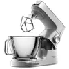 Robot de bucatarie KENWOOD Titanium Chef Baker KVC85.594SI, 1200 W, 2 vase 5l/3.5 l, 10 trepte viteza, cantar integrat, ecran LCD, blender, masina tocat, procesor alimente, 4 accesorii patiserie, argintiu