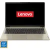 Laptop Lenovo IdeaPad 3 15ITL6 cu procesor Intel Pentium Gold 7505 pana la 3.5 GHz, 15.6", IPS, Full HD, 4GB, 256GB SSD, Intel UHD Graphics, Free DOS, Sand