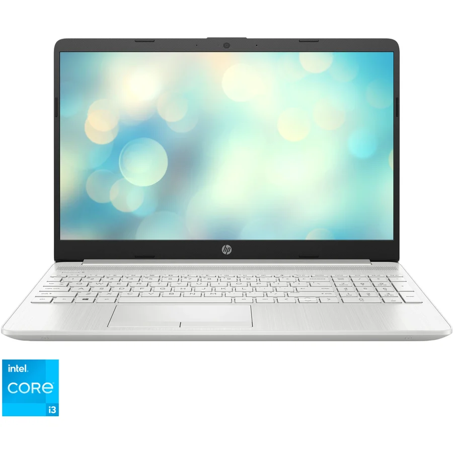 Laptop HP Laptop 15-dw3053nq cu procesor IntelÂ® Coreâ„¢ i3-1115G4, 15.6, Full HD, 8GB, 256GB SSD, IntelÂ® UHD Graphics, Free DOS, Natural Silver