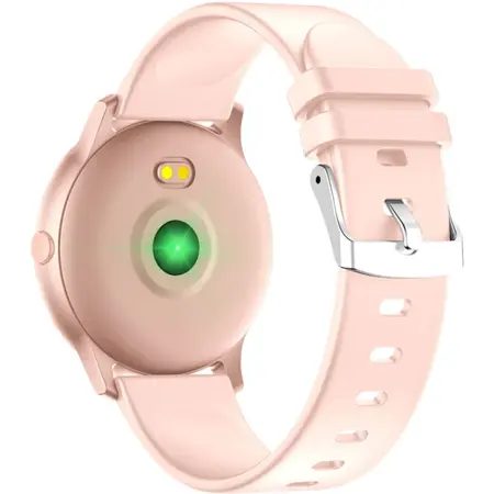 Smartwatch MaxCom FW32 Neon, bratara silicon - Roz