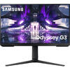 Samsung Monitor Gaming Samung Odyssey  24" S24AG320NU, Full HD, 165Hz, 1ms, negru