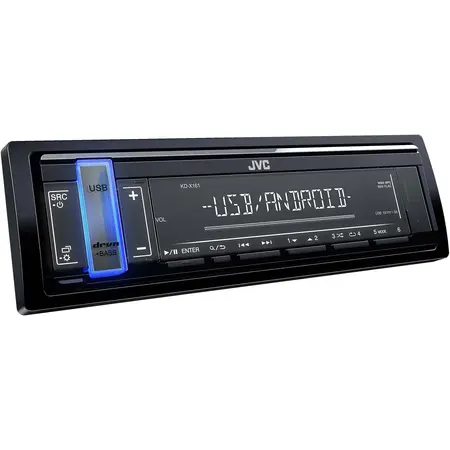 Radio receptor media digital  KDX161, 1DIN fara CD, USB (1A), Compatibil cu AndroidTM, Iluminare taste: variabila