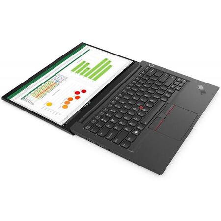Laptop Lenovo ThinkPad E14 Gen 3, 14" FHD, Procesor AMD Ryzen 5 5500U, 8GB RAM, 512GB SSD, Windows 11 Pro, Black