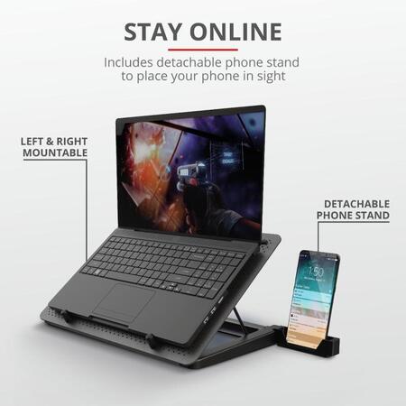 GXT 1125 Quno Laptop Cool Stand, Max. laptop size 17 "