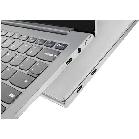 Laptop ultraportabil Yoga Slim 7 13ACN5 cu procesor AMD Ryzen™ 5 5600U, 13.3", QHD, 16GB, 512GB SSD, AMD Radeon Graphics, Windows 11 Home, Light Silver
