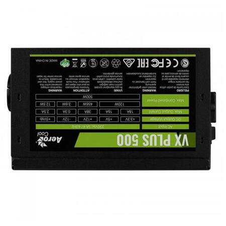 Sursa VX-500 PLUS 500W, Silent 120mm fan with Smart control