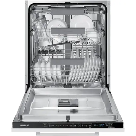 Masina de spalat vase incorporabila Samsung DW60A6092IB/EO, 14 seturi, 7 programe, Auto Open, Hygine Care, Clasa D, 60 cm