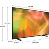 Televizor LED Samsung 60AU8072, 152 cm, Smart TV 4K Ultra HD, Clasa G