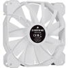 CORSAIR Ventilator PC, iCUE SP140 RGB ELITE White Performance 140mm