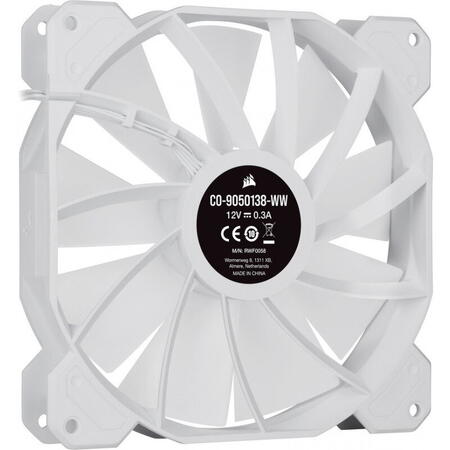 Ventilator PC, iCUE SP140 RGB ELITE White Performance 140mm