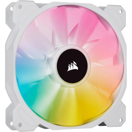 Ventilator PC, iCUE SP140 RGB ELITE White Performance 140mm Dual Fan Kit