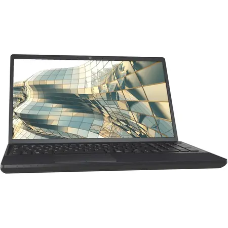 Laptop Fujitsu Lifebook A3510 cu procesor Intel Core i5-1035G1 pana la 3.60 GHz, 15.6", Full HD, 8GB, 256GB SSD, Intel UHD Graphics, No OS, Black
